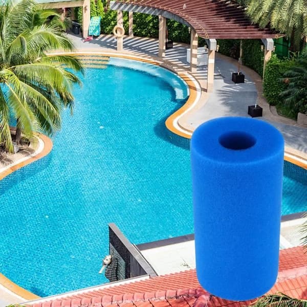 5 stk. genanvendelige/vaskbare Intex Type A poolfilter skumsvampe (20 cm højde)