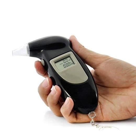 Elektronisk alkometer, digitalt alkometer, bærbart nøkkelring-alkoholtester, digital blodalkoholinnholdstester