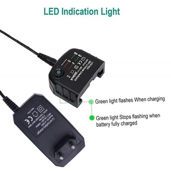 Batterilader - Black & Decker LCS1620 - 14.4V - 20V - Li-ion - 500mA