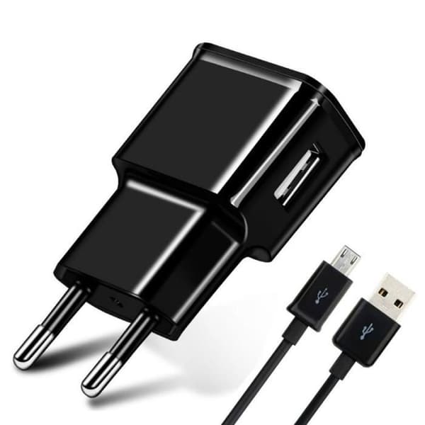 5V 2A Micro USB-kabel för snabbladdning, laddningskabel för Android-telefoner, kompatibel med H Micro USB Svart -LC4150