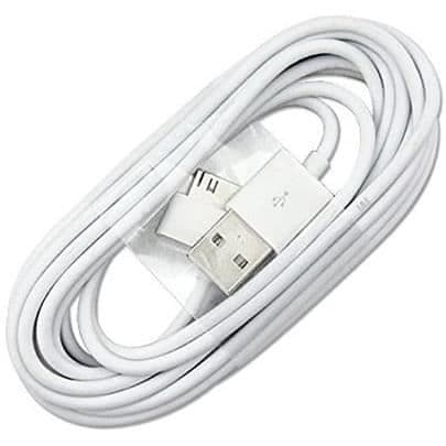 1 x 30-pin til USB-kabel (1 meter) kompatibel med lading og dataoverføring