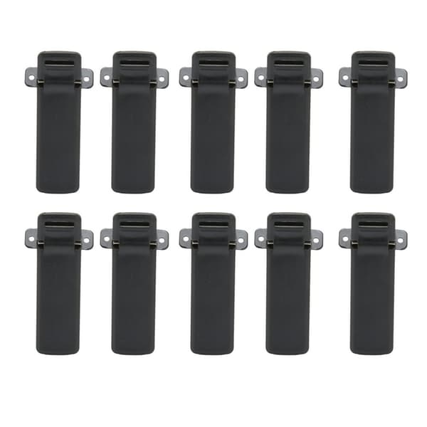 Walkie Talkie Belteklips for Baofeng UV-5R-serien (10-pakning)