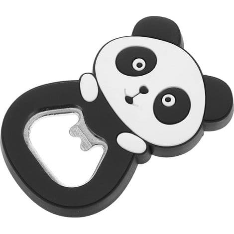 Pandaformad magnetisk flasköppnare, dekorativ flasköppnare, present