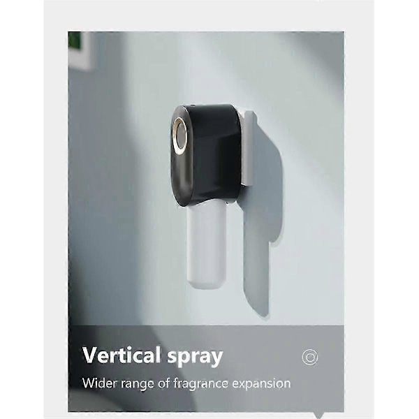 Eterisk olja aromaterapi för kontor hem bärbar elektrisk aromspridare Bluetooth-kontroll (Svart) bs