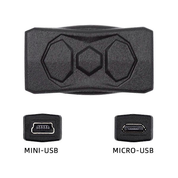 Type A U2-006-MM 3 stk. Micro USB 2.0 til Mini USB 5Pin Hann til Hunn Skjøte Data Strømadapter