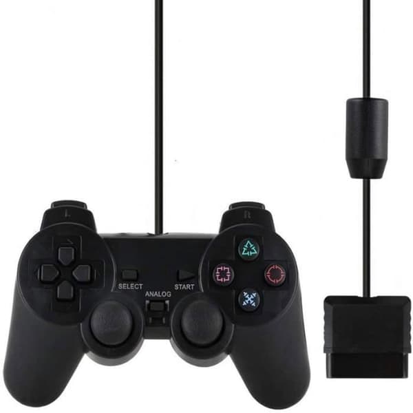 Spelkontroll - Shock Controller - PS2 - Trådbunden - Vibration - Ergonomisk