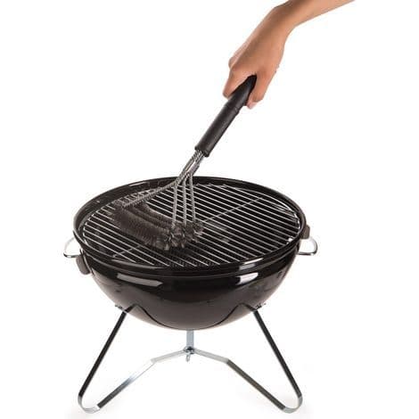 Grillbørste - Rengøring af grill - Grilltilbehør - El, Gas, Kul - Rustfrit Stål