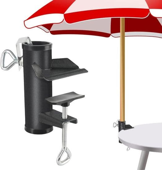 Balkonparasolfod - Erstatningsparasolfod til alle parasoller - Parasolfod til balkon, terrasse, strand