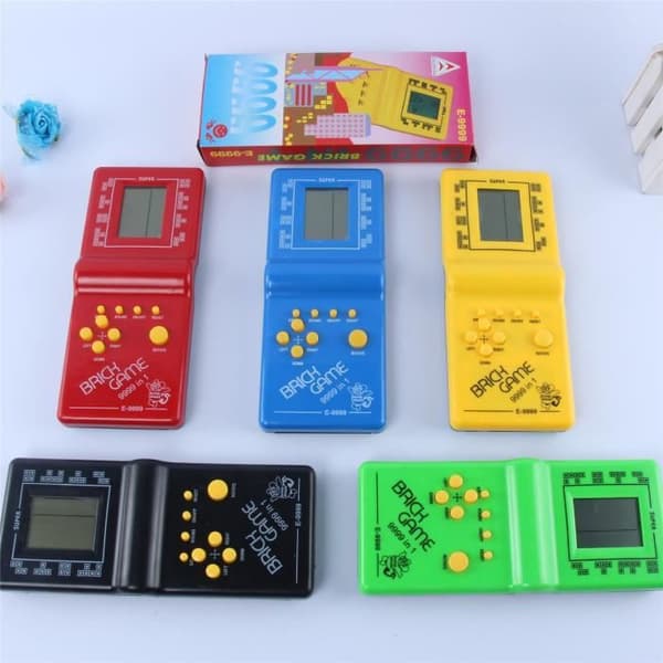 Tetris Spill Lomme LCD Elektronisk Konsoll Klassisk Murstein Gaveleke NF