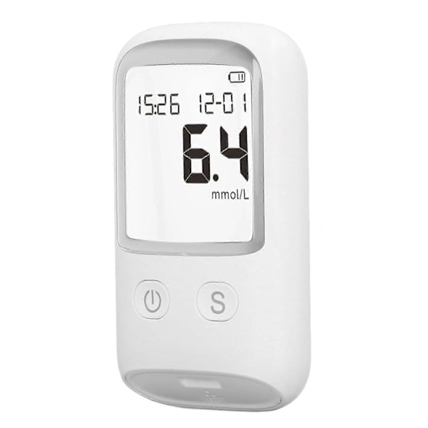 Hemoglobinmätare Hemoglobintestare Hemoglobintestkit Glukometer för att mäta blodsocker, 50 testremsor + 50X nålar