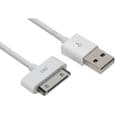 1 x 30-bens til USB-kabel (1 meter) kompatibel med opladning og dataoverførsel