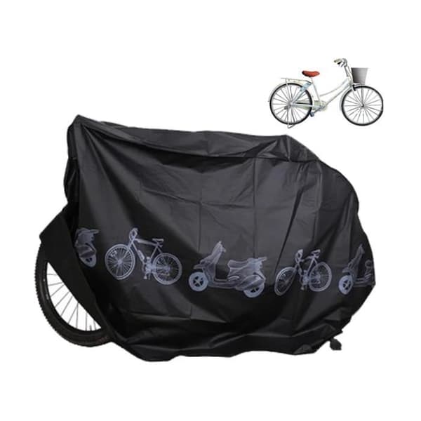 Vandtæt cykelovertræk - Sort - 200x110 cm