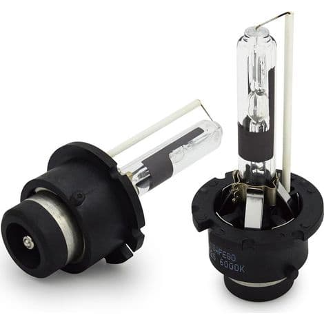 Förpackning med 2 AC D2S 10000K Xenon HID Strålkastarlampor, 35W - 12V