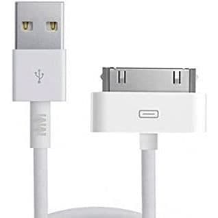 1 x 30-pin til USB-kabel (1 meter) kompatibel med lading og dataoverføring