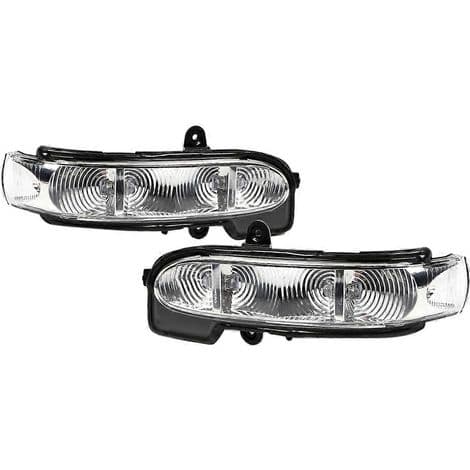 Utvendig bakspeil med integrert LED-indikator for Mercedes C/E-klasse W211 W463 W461 (2004-2012)