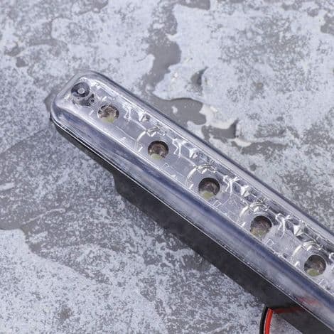 par 12V vandtætte højeffektive LED-lamper, 8 LED'er, kørelys til biler (hvidt lys)