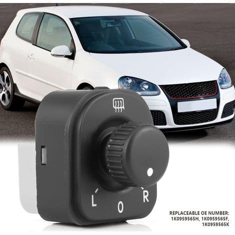 Sidespejlskontrolknap, til Golf 5 Jetta Mk5 Pessat