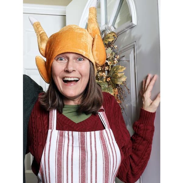 Julekalkunhat - Sjov julekostumehat - Pakkelegs-hat - Julekostumehat