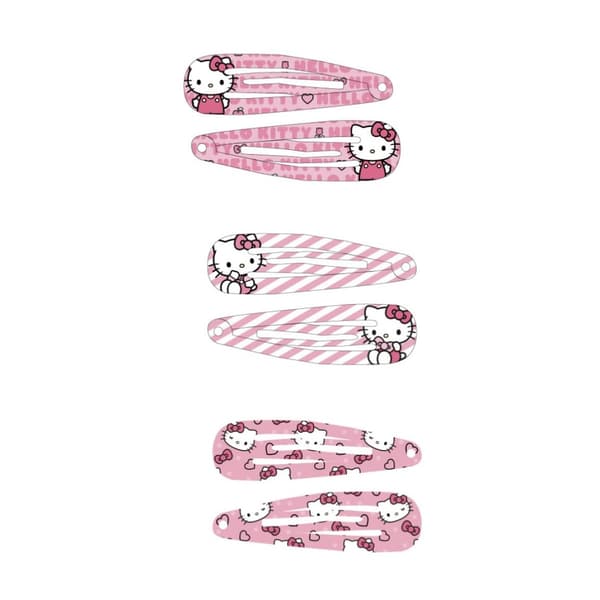 Hello Kitty Sött 6-delars Hårklämmeset