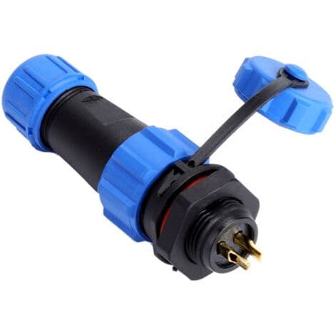 IP68 vandtæt plastikstik SP13 med 2 ben (2 ben)