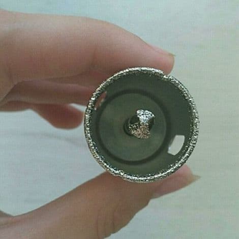 Diamantborebit med centreringsbit, 25 mm hulsav kernebor skæreværktøj til glas/keramik/fliser/klar sten