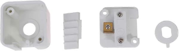 2 stk. 2-spors lyshoder Skinnebelysning Skinnekontakt, Skinnebelysningstilbehør, LED-guide Pendellampe Hodeadapter Hvit