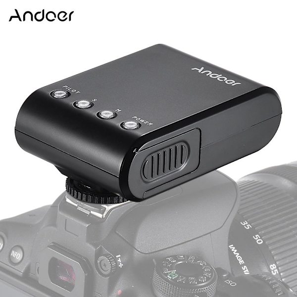 Andoer WS-25 Professionel Bærbar Mini Digital Slave Flash Speedlite On-Camera Flash med Universal