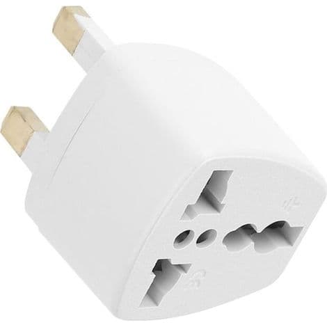 Universell reiseomformeradapter, strømplugg, USA/EU/AU til Storbritannia-konvertering, 220V