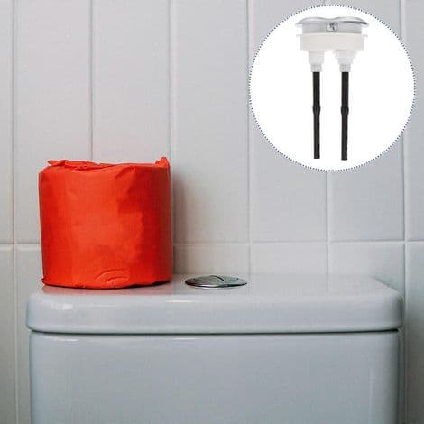Praktisk trykknap til toilettank, vandtanklåg, trykknapper