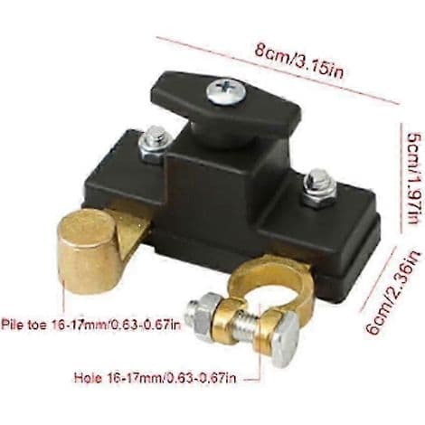 Lynafbryder, afbryder, isolator, lækagesikker afbryder, båd/yacht