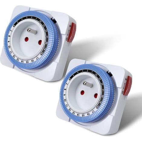Mekaniskt timeruttag, 24-timmars programmerbart timeruttag, 15-minuters intervalltimeruttag, daglig cykeltimer, 3680W mekaniskt timeruttag