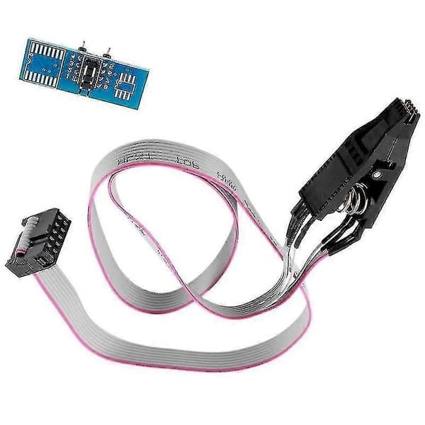 hgSOIC8 SOP8 Flash Chip IC Test Clips Socket Adapter Programmer BIOS/24/25/93
