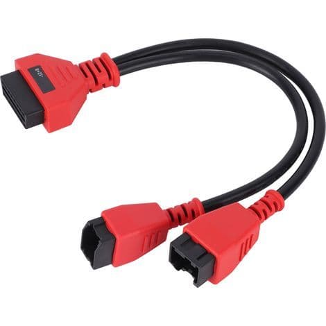 12+8 amp diagnostisk kabeladapter for bil for Autel MS908 MS906, kompatibel med Chrysler Pacifica