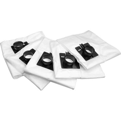 5-pack mikrofiberdammsugarpåsar för Festool CT/CTL/CTM 22