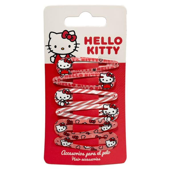Hello Kitty Sött 6-delars Hårklämmeset