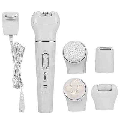 5-i-1 Genopladelig Elektrisk Ansigts Epilator og Massager til Kvinder