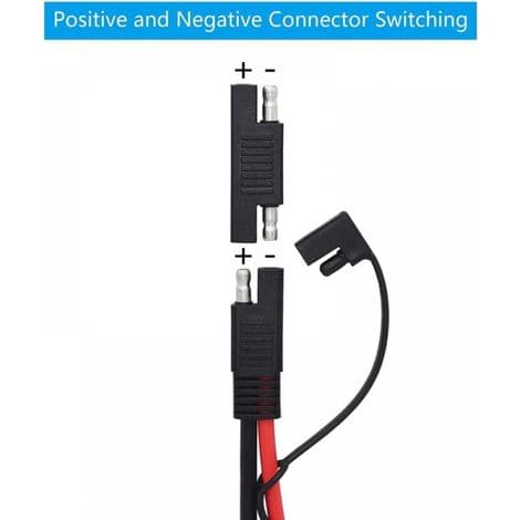 Fotovoltaisk solcelleforbindelse til SAE 10 AWG PV-kabel til solpaneler og batterioplader (fotovoltaisk solcelle-SAE-forbindelse)
