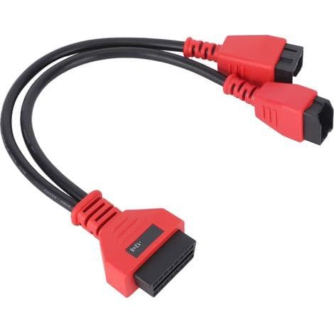12+8 amp diagnostisk kabeladapter for bil for Autel MS908 MS906, kompatibel med Chrysler Pacifica