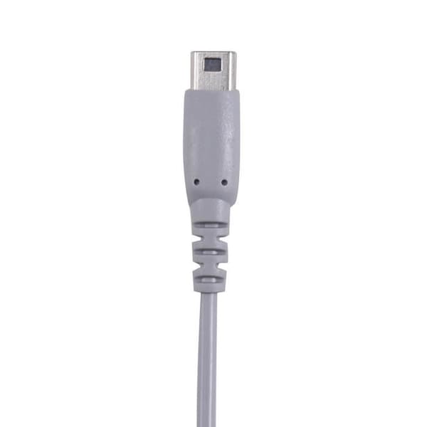 Laddningskabel för Wii U AC-adapterladdare EU-kontakt (grå) A-Murr