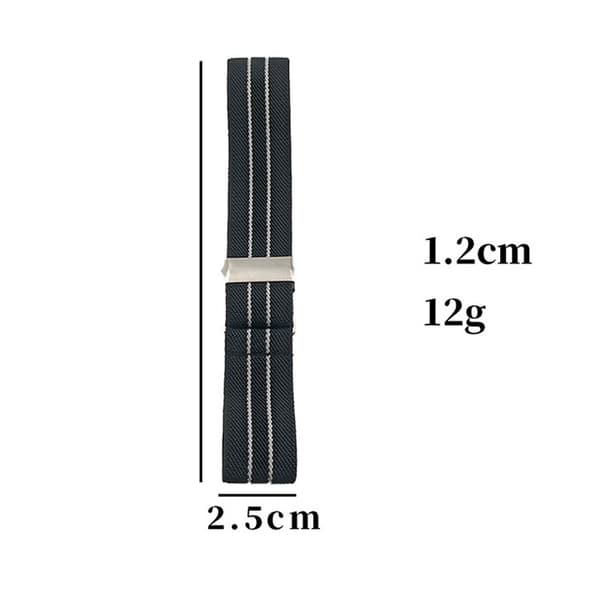Elastiske armbånd - Justerbare armbånd til mænd og kvinder, sorte