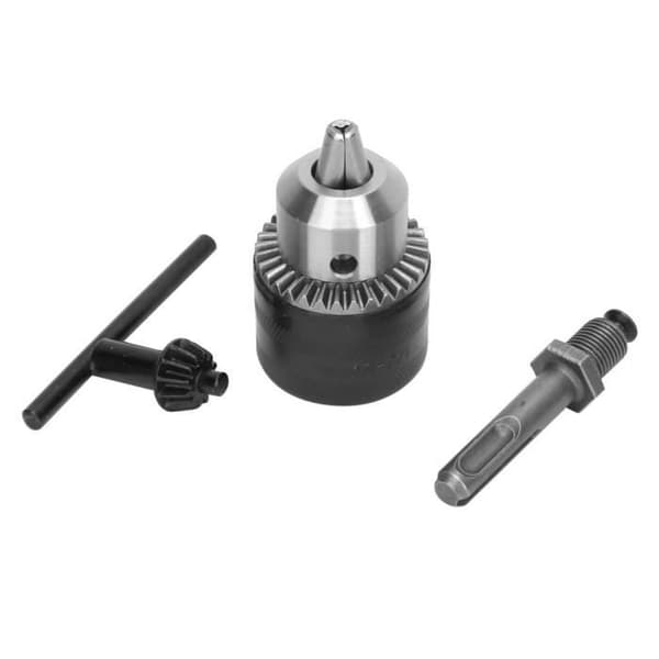 Borrchuck - Stål - 1,5-13 mm - 1/2-20UNF - SDS-adapter - 3-käftnyckel