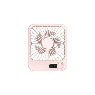 Bordsfläkt - RNCYN - Rosa modell - Bärbar - USB - Ultratunn