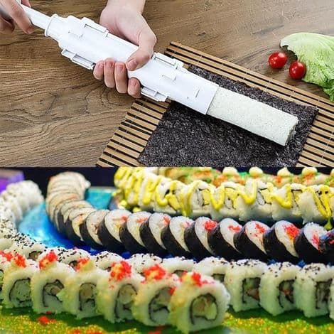 Sushi-maskin i plast - Moderne design - 1 stk - Enkel å bruke