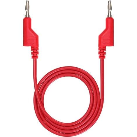 Stk 4mm Fleksibel Silikon Bananplugg Testledning for Multimeter, 1M Lengde, 1000V/20A