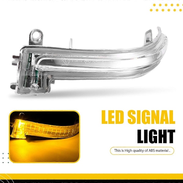 Bil Vänster Sidospegel Blinkers LED Signallampa 63137280771 för BMW 1 2 3 4 Serie F20 F22 F30 F31 F