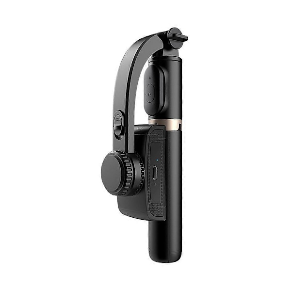 1-axlig Q08 Gimbal Stabilisator Aluminiumlegering Bluetooth-kompatibel Handhållen Teleskopisk för Mobilhållare Videoinspelning
