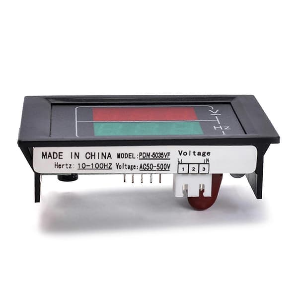 Digital AC Voltmeter Panel AC50-500V Frekvensräknare 10.0-99.9 Hz LED-display