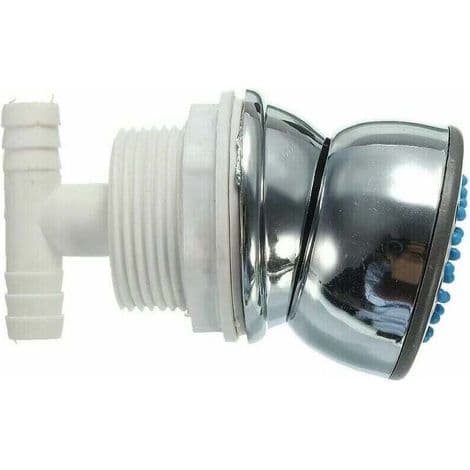 Sideshower med 6 hydromassagedyser – ABS-finish – 35 mm diameter – Vandbesparende – Hurtig og nem installation