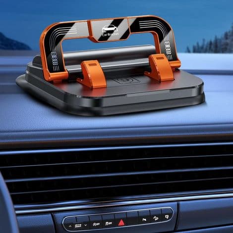 Autopuhelinpidike imukupilla ja telineellä