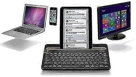 K480 Trådløst Bluetooth-tastatur med integrert stativ for telefon